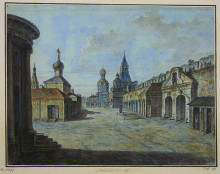 Картина "novaya square" художника "алексеев фёдор"