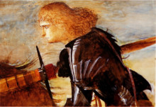 Копия картины "st. george, detail" художника "рёскин джон"