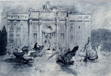 Копия картины "the fountains of trevi" художника "рёскин джон"