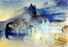 Репродукция картины "view of amalfi" художника "рёскин джон"
