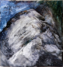 Копия картины "rocks and vegetation. chamonix" художника "рёскин джон"
