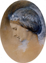 Копия картины "portrait of rose la touche" художника "рёскин джон"