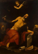 Картина "st. jerome hears the last trumpet" художника "рибера хосе де"