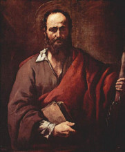 Репродукция картины "st. simon" художника "рибера хосе де"