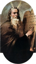 Репродукция картины "moses" художника "рибера хосе де"