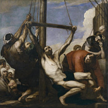 Репродукция картины "the martyrdom of st. philip" художника "рибера хосе де"