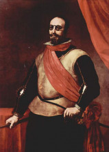 Картина "portrait of a knight of the order of santiago" художника "рибера хосе де"