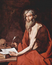 Картина "st. jerome" художника "рибера хосе де"