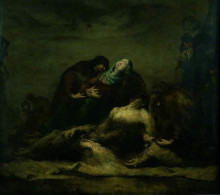 Картина "the deposition from the cross" художника "рибо теодюль"