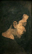 Картина "study of the head of a youth" художника "рибо теодюль"