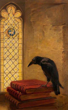 Картина "a saint, from the &#39;jackdaw of rheims&#39;" художника "ривьер брайтон"