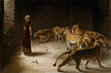 Копия картины "daniel&#39;s answer to the king" художника "ривьер брайтон"