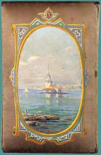Картина "kızkulesi (maiden&#39;s tower)" художника "али риза ходжа"
