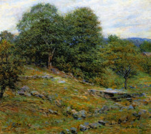 Копия картины "stony pasture" художника "рид роберт льюис"