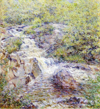 Картина "buttermilk falls" художника "рид роберт льюис"