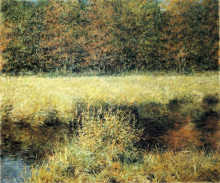 Репродукция картины "autumn landscape" художника "рид роберт льюис"