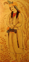 Картина "prince muhammad-beik of georgia" художника "риза-йи-аббаси"