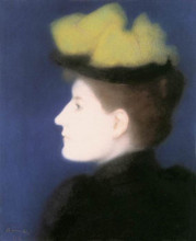 Картина "portrait of margit pi&#225;tsek" художника "рипль-ронаи йожеф"