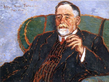 Репродукция картины "merse portrait" художника "рипль-ронаи йожеф"