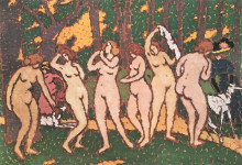 Картина "nudes in the park" художника "рипль-ронаи йожеф"