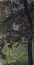 Картина "study of tree" художника "рихард герстль"