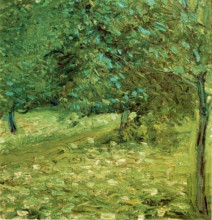 Копия картины "orchard" художника "рихард герстль"