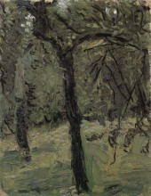 Картина "sunny meadow with fruit trees" художника "рихард герстль"