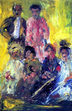 Картина "group portrait with sch&#246;nberg" художника "рихард герстль"