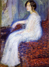 Копия картины "portrait of henryka cohn" художника "рихард герстль"