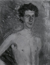 Картина "fragment of a self-portrait" художника "рихард герстль"