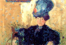 Репродукция картины "half-length portrait of mathilde schoenberg" художника "рихард герстль"