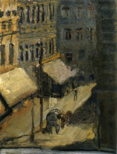 Картина "small street (nu&#223;dorferstra&#223;e)" художника "рихард герстль"