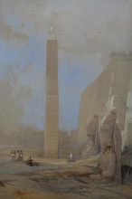 Картина "obelisk at luxor" художника "робертс дэвид"