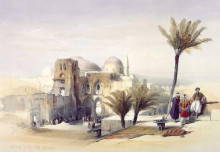 Копия картины "church of the holy sepulchre, jerusalem" художника "робертс дэвид"