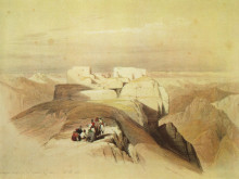 Картина "ascent to the summit of mount sinai" художника "робертс дэвид"