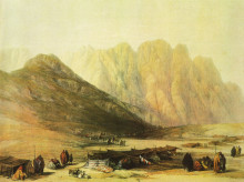 Копия картины "encampment of the oulad said" художника "робертс дэвид"