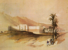 Репродукция картины "fortress of aqaba" художника "робертс дэвид"