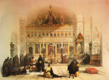 Картина "the chapel of saint saba" художника "робертс дэвид"