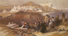 Копия картины "view of jaffa from the south" художника "робертс дэвид"