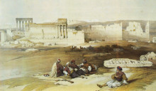 Картина "baalbek, general view" художника "робертс дэвид"