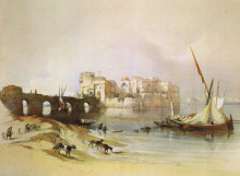 Картина "view of sidon" художника "робертс дэвид"