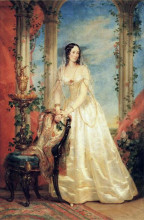 Репродукция картины "portrait of princess zinaida yusupova" художника "робертсон кристина"