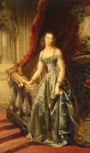Копия картины "portrait of grand duchess olga nikolaevna" художника "робертсон кристина"