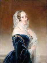 Репродукция картины "duchess maria feodorovna baryatinsky, n&#233;e. keller" художника "робертсон кристина"
