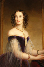 Копия картины "maria nicolaevna, duchess of leuchtenberg" художника "робертсон кристина"