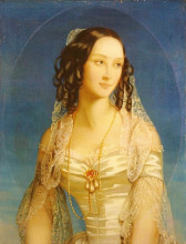 Копия картины "portrait of grand duchess zinaida yusupova" художника "робертсон кристина"