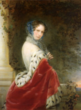 Копия картины "portrait of empress alexandra fyodorovna (charlotte of prussia)" художника "робертсон кристина"