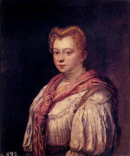 Картина "venetian woman (attributed)" художника "робусти мариетта"