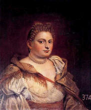 Картина "venetian woman (attributed)" художника "робусти мариетта"