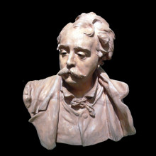 Репродукция картины "bust of albert ernest carrier belleuse" художника "роден огюст"